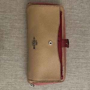 Pink Coach Wallet